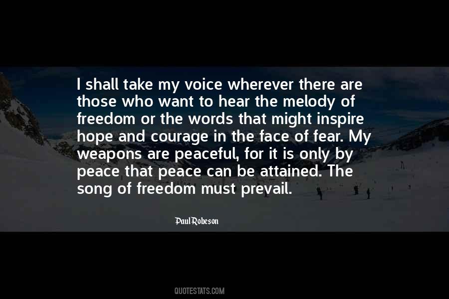 Quotes About Courage And Fear #87839