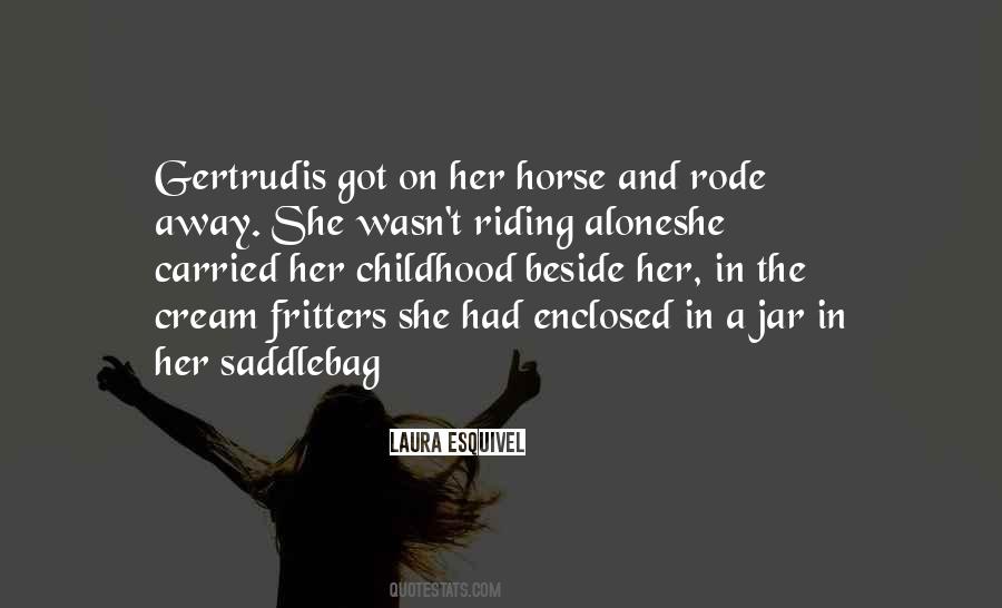 Alone Riding Quotes #247092