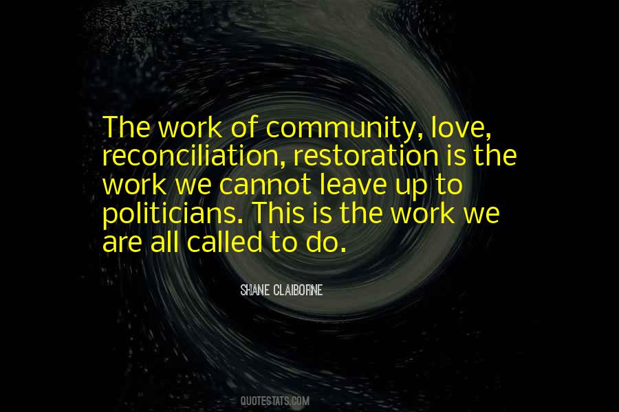 Love Reconciliation Quotes #225679