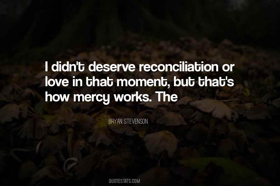 Love Reconciliation Quotes #628308
