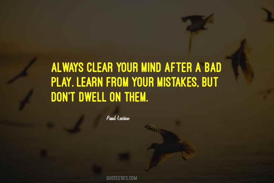 Quotes About Clear Mind #319596
