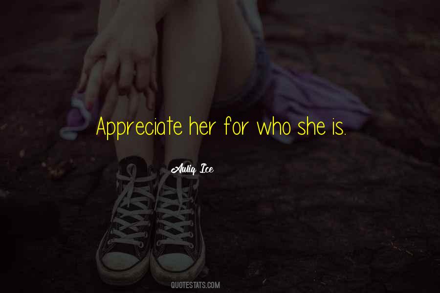 Quotes About Appreciate Love #196922