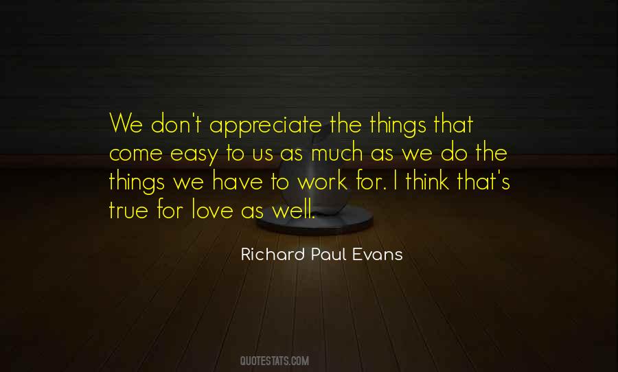 Quotes About Appreciate Love #278564