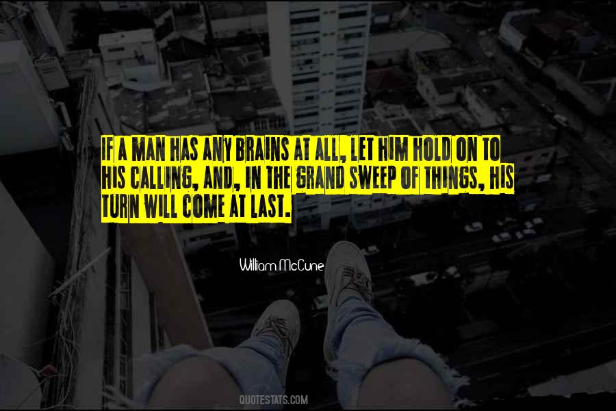 Quotes About Men's Brains #1605643