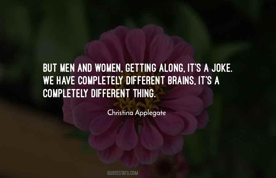 Quotes About Men's Brains #1816614