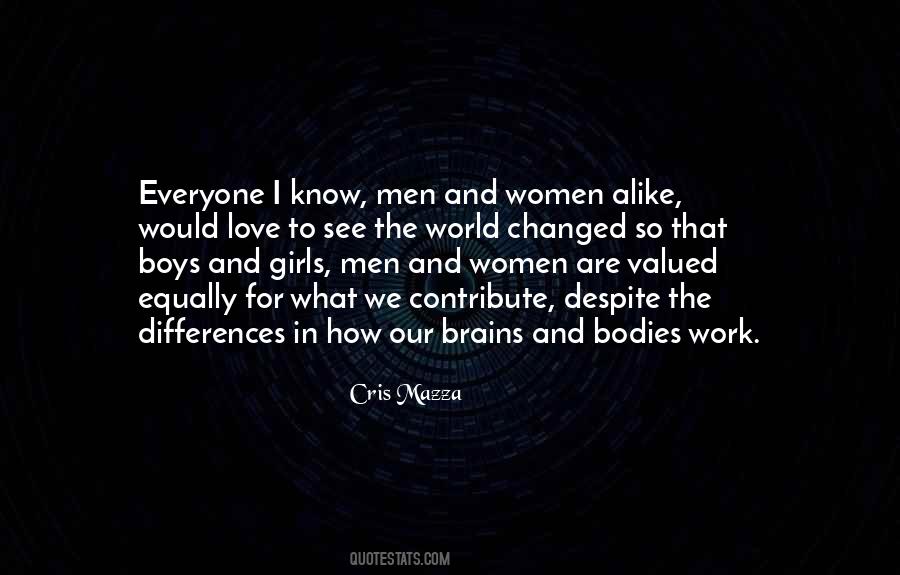Quotes About Men's Brains #33630