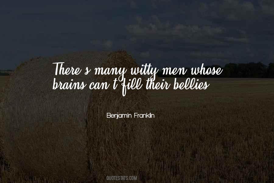 Quotes About Men's Brains #604342