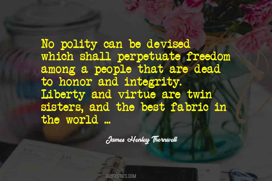 Quotes About Integrity And Honor #562698