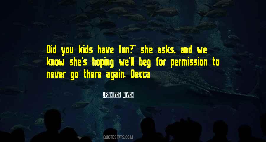 Quotes About Permission #1094071