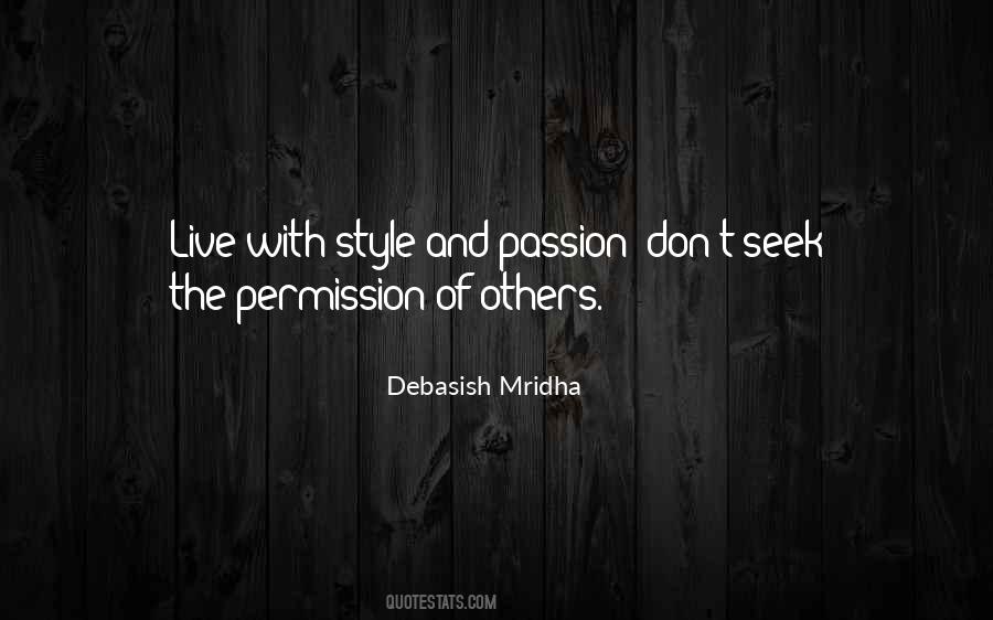 Quotes About Permission #1106890