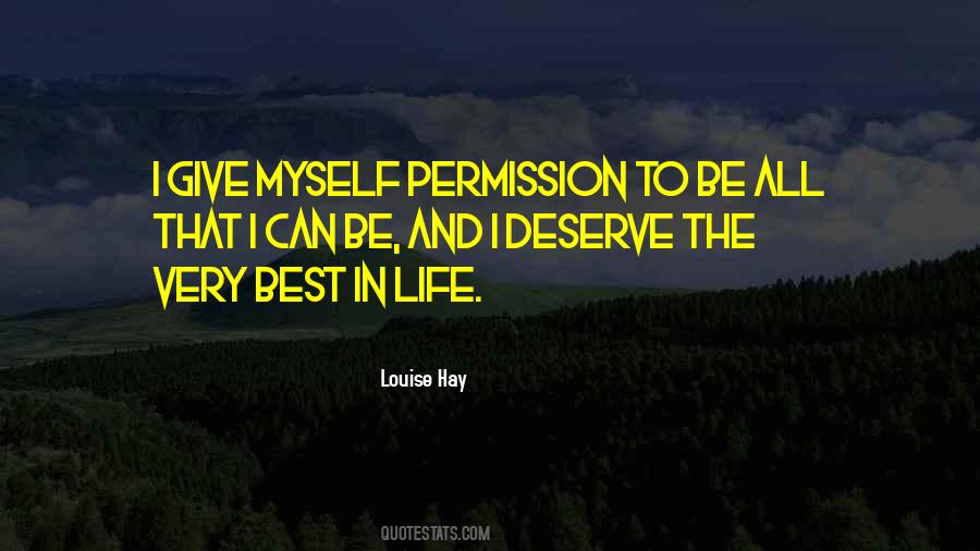 Quotes About Permission #1113415