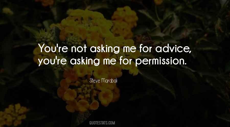 Quotes About Permission #1123920