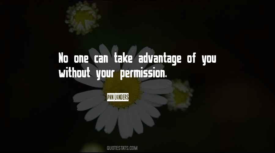 Quotes About Permission #1146142