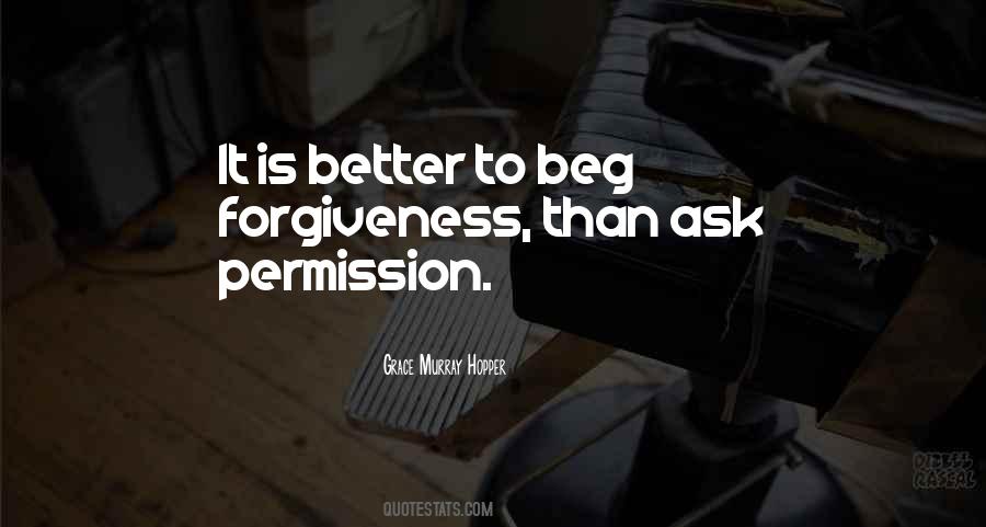 Quotes About Permission #1257158