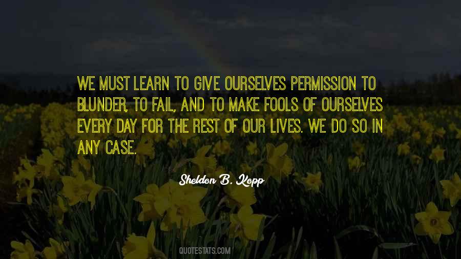 Quotes About Permission #1343739