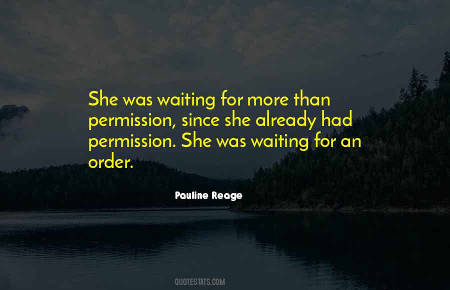 Quotes About Permission #1378527