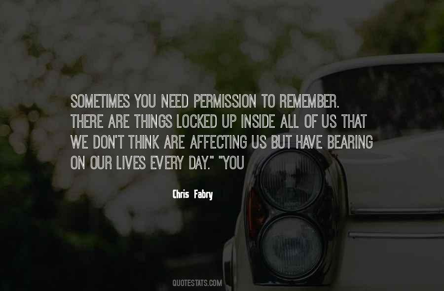 Quotes About Permission #1379328