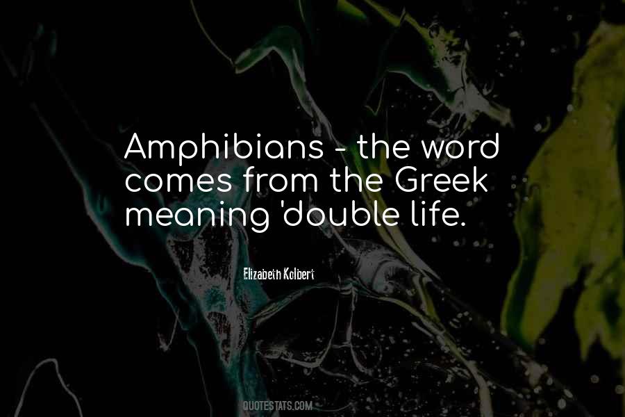 Quotes About Double Life #851886