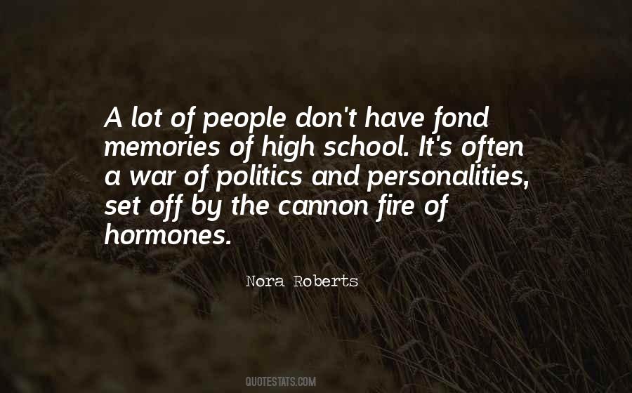 Quotes About High School Memories #1156408