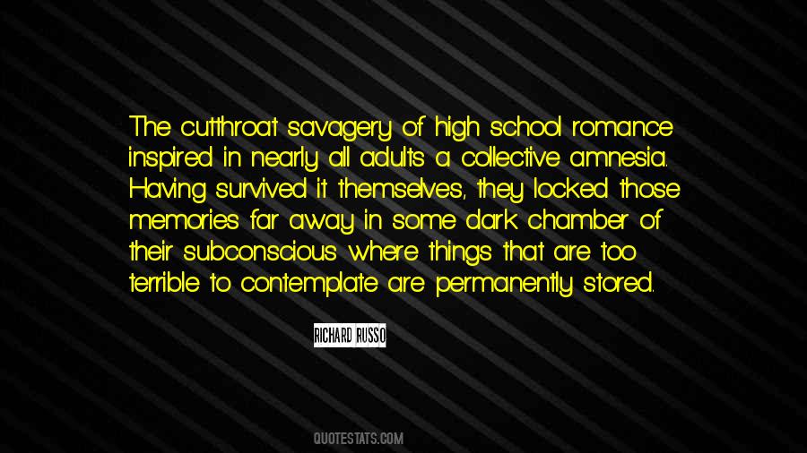 Quotes About High School Memories #424747