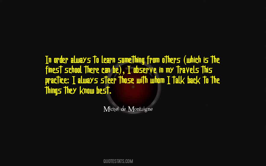 Quotes About Back Talk #111969