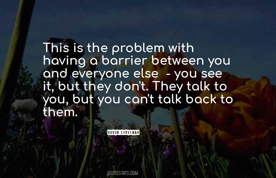 Quotes About Back Talk #216020