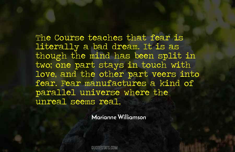 Fear Is Real Quotes #588813