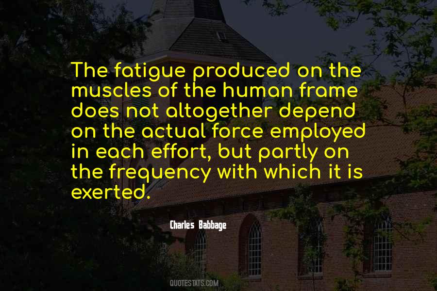 Quotes About Fatigue #1295461
