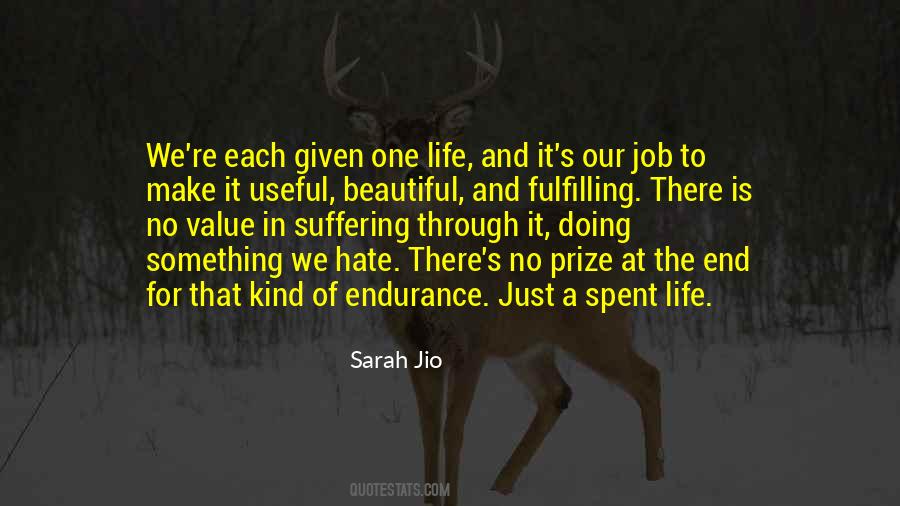 Life Fulfilling Quotes #241958