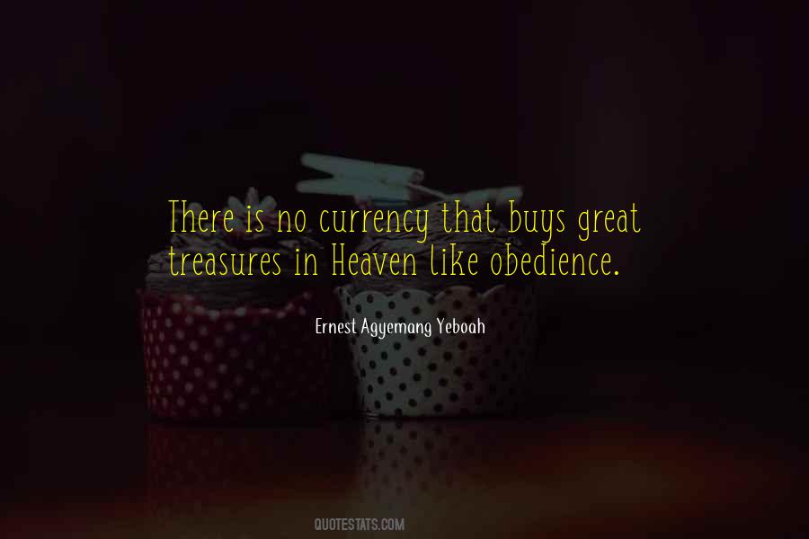 Quotes About Treasures In Heaven #1012790 Quotes About Treasures In Heaven #1012790