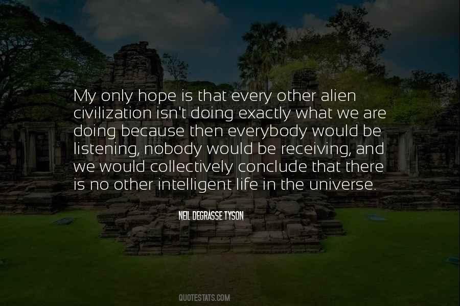 Quotes About Intelligent Life #399423