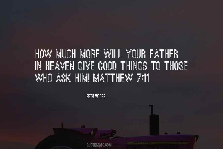 Quotes About Father In Heaven #603333