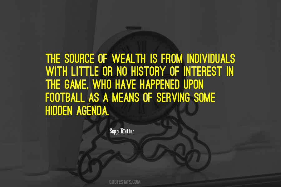 Quotes About Hidden Agenda #1502555