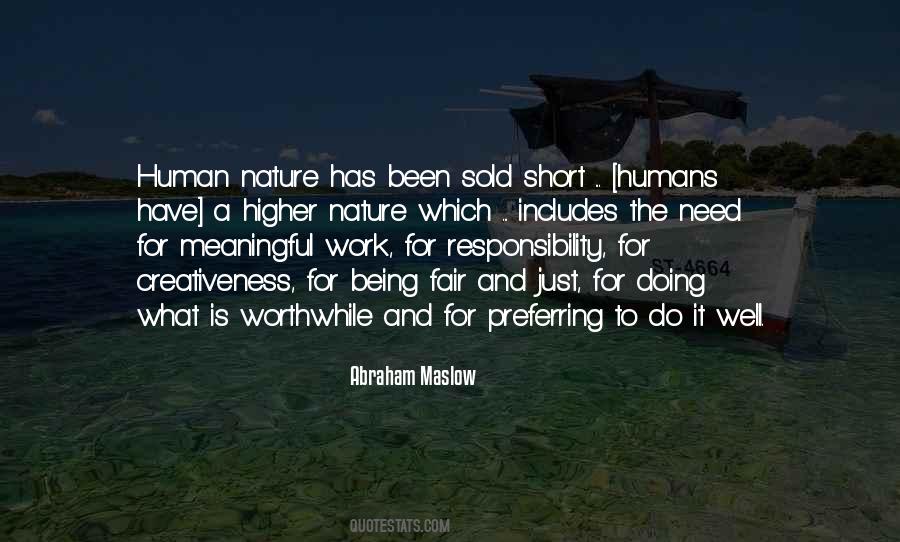 Quotes About Nature And Humans #947475