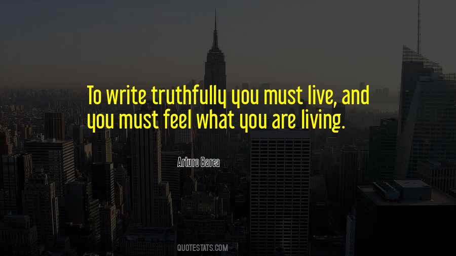 Quotes About Living Truthfully #1257617