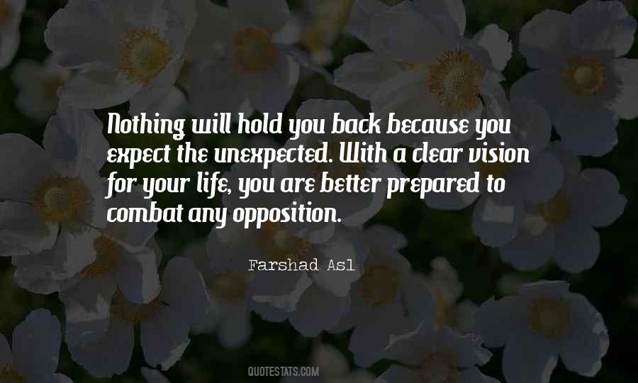 Be Prepared For The Unexpected Quotes #1658472