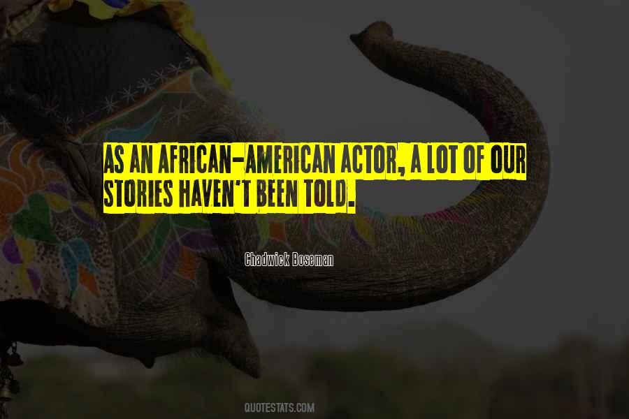 African American Actor Quotes #165653