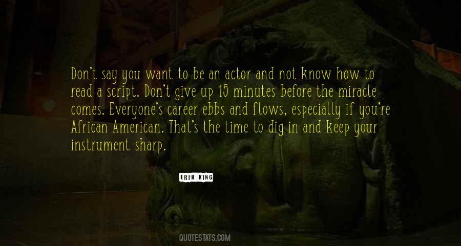 African American Actor Quotes #184345