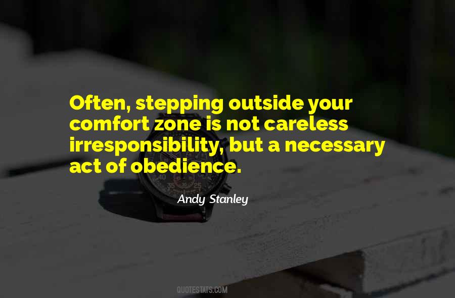 Quotes About Stepping Outside Your Comfort Zone #1616502