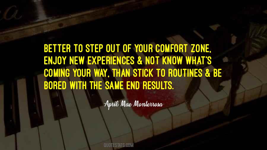 Quotes About Stepping Outside Your Comfort Zone #1790918