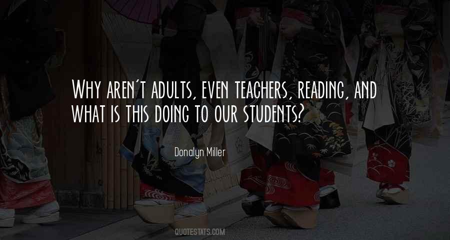 Quotes About Reading Teachers #1320777