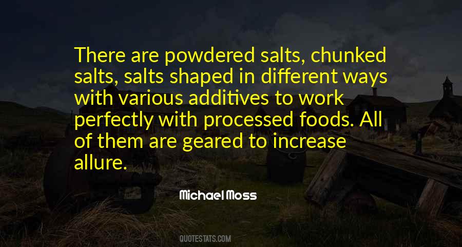 Quotes About Processed Foods #924725