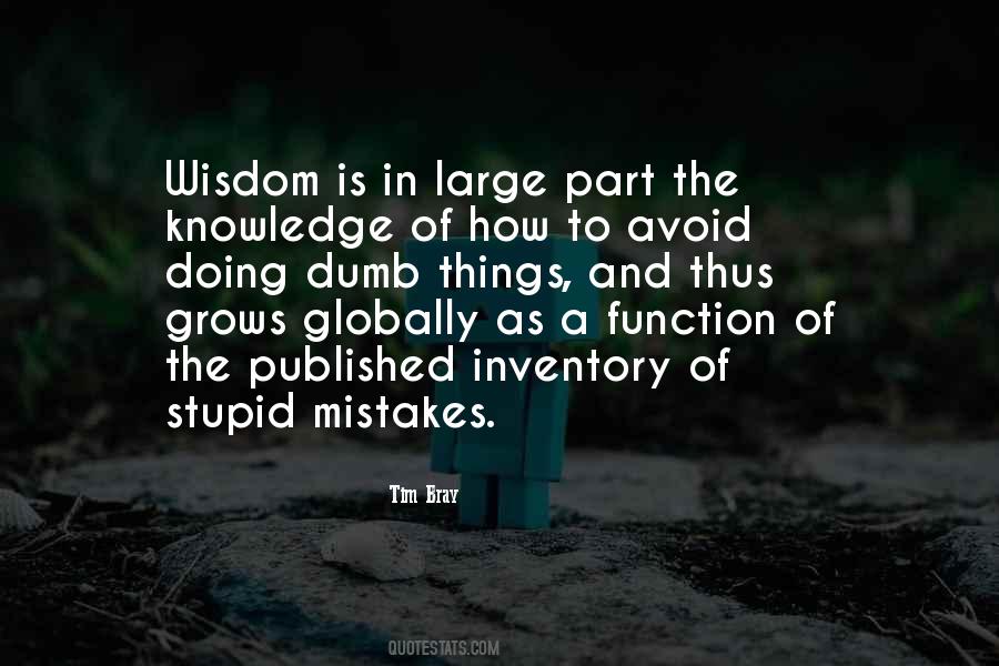 Quotes About Stupid Mistakes #786688