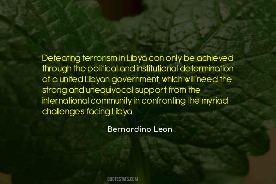 Quotes About Defeating Terrorism #723230