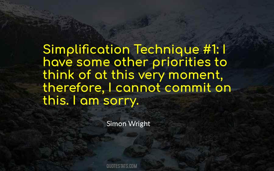 Quotes About Simplification #1565561