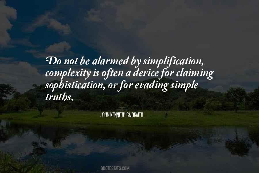 Quotes About Simplification #579958