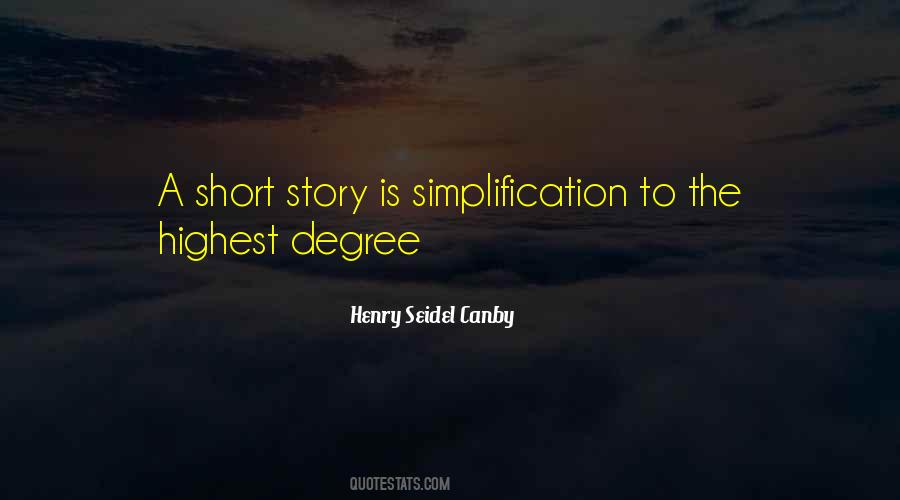 Quotes About Simplification #805609