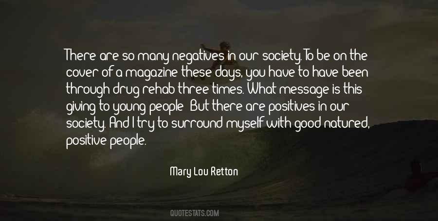 Quotes About Negatives #1082606