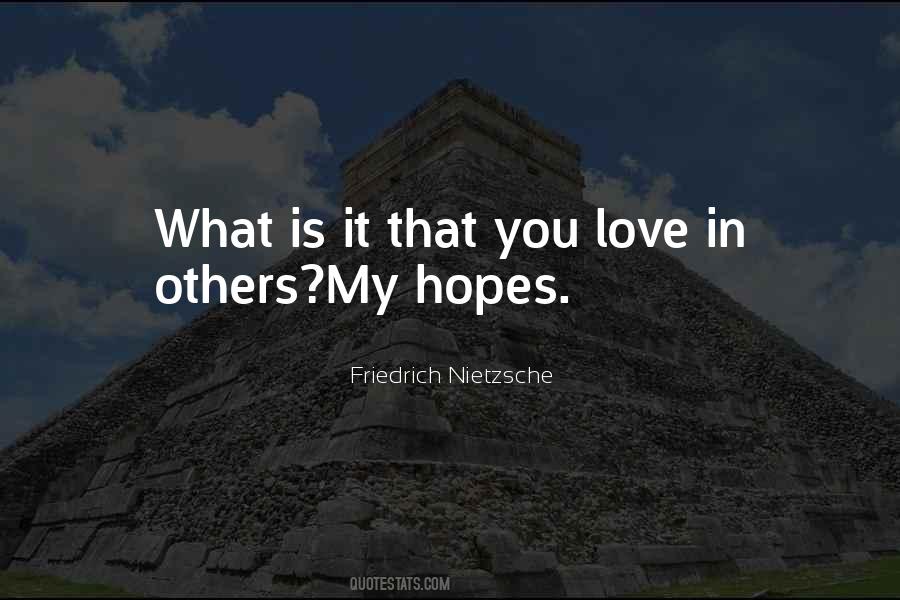 Love Hopes Quotes #954789