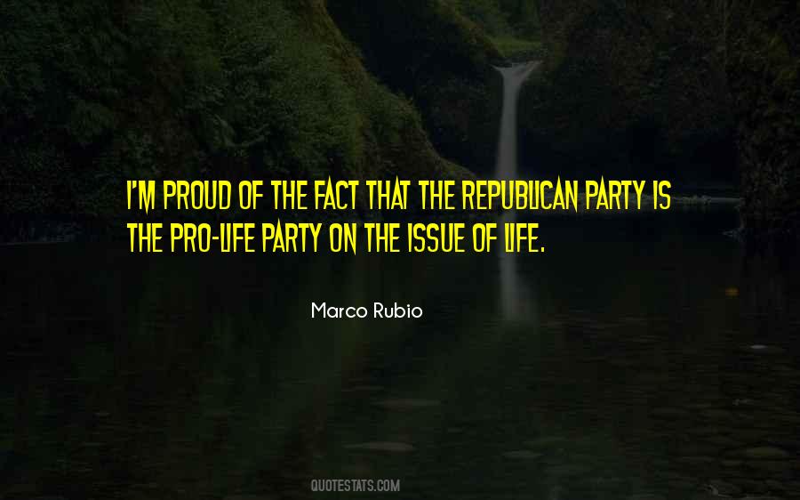 Proud Republican Quotes #1512008